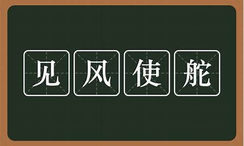 见风使舵是什么意思的意思-见风使舵是什么意思