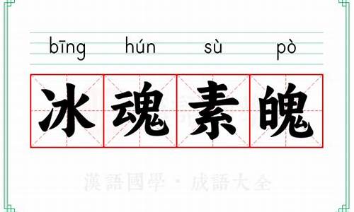 冰魂素魂的意思-冰魂素魄的诗句