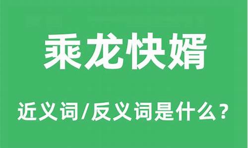 乘龙快婿的意思是什么生肖啊-乘龙快婿的意思是什么生肖