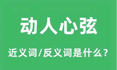 动人心弦的意思怎么解释一下呢-动人心弦的意思怎么解释一下