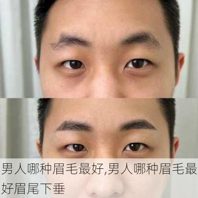 男人哪种眉毛最好,男人哪种眉毛最好眉尾下垂