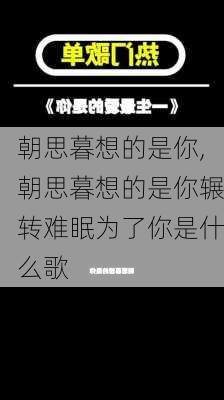 朝思暮想的是你,朝思暮想的是你辗转难眠为了你是什么歌