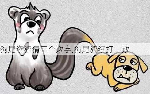 狗尾续貂猜三个数字,狗尾貂续打一数