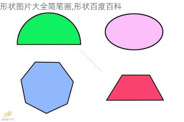 形状图片大全简笔画,形状百度百科