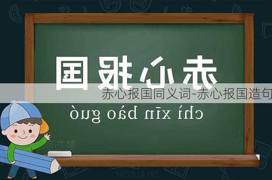 赤心报国同义词-赤心报国造句